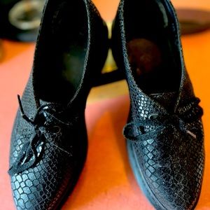 Dr Martens, size 8, black slip on’s.